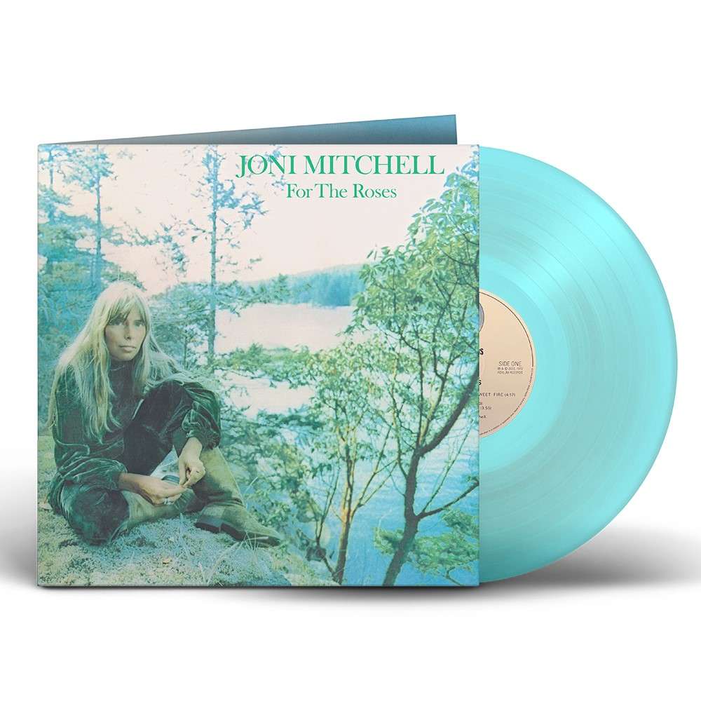 Joni Mitchell : For The Roses (remasterisé) (édition exclusive indépendante limitée) (vinyle transparent bleu aqua)