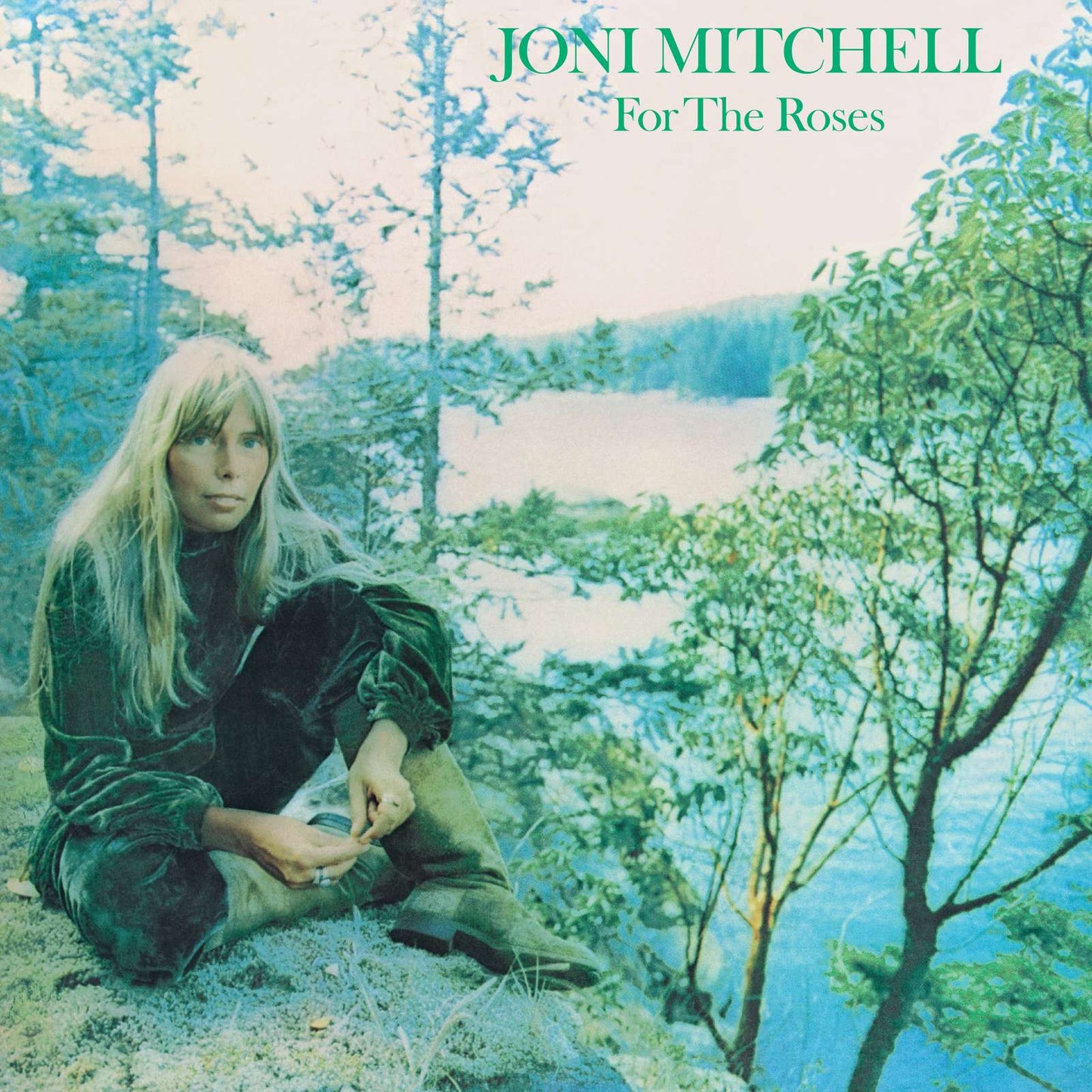 Joni Mitchell : For The Roses (remasterisé) (édition exclusive indépendante limitée) (vinyle transparent bleu aqua)