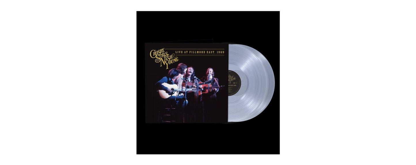 Crosby, Stills, Nash &amp; Young: Live At Fillmore East, 1969 (klares Vinyl) 2LP