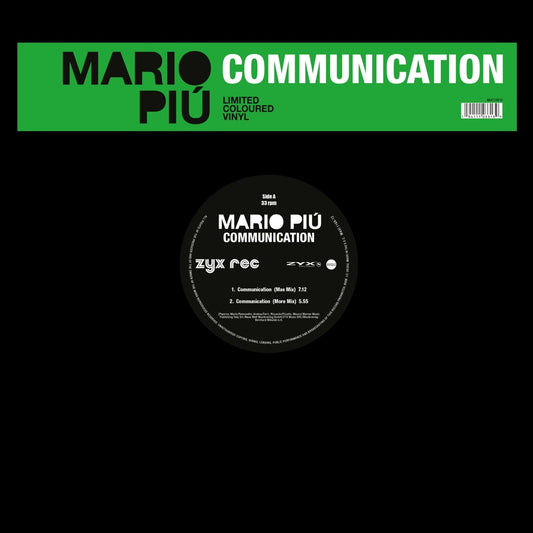 Mario Più: Communication 12" maxi album 