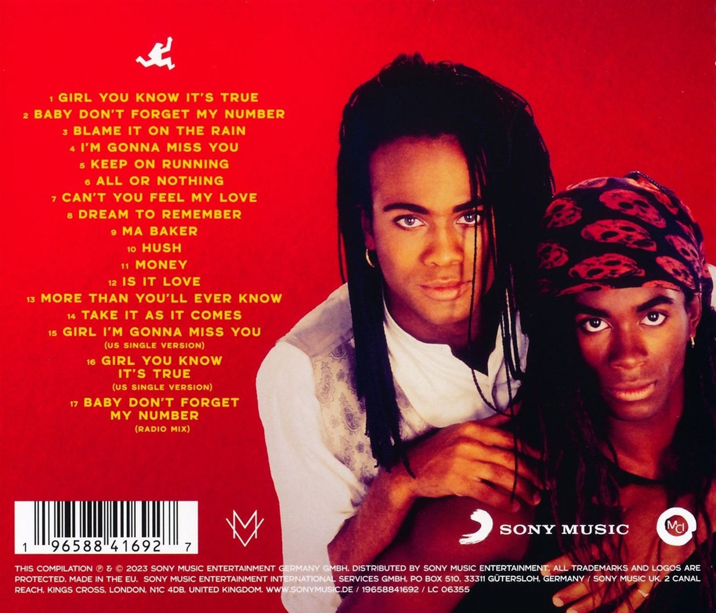 Milli Vanilli: The Best Of Milli Vanilli cd