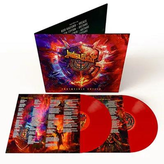 Judas Priest: Invincible Shield (180g) (Limited Indie Edition) (Red Vinyl)