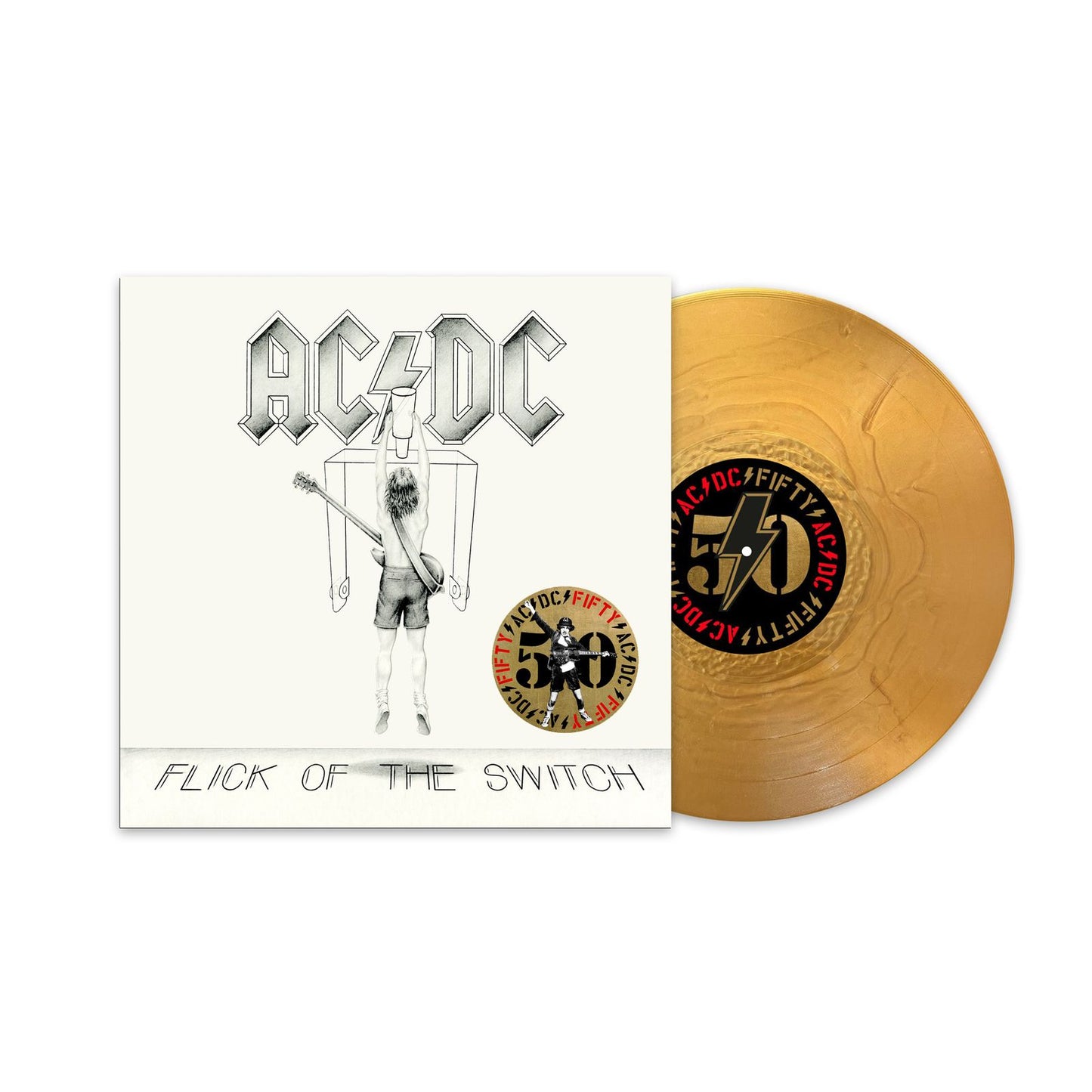 AC/DC: Flick Of The Switch (50th Anniversary) (180g) (Limited Edition) (Gold Nugget Vinyl) (+ Artwork Print)