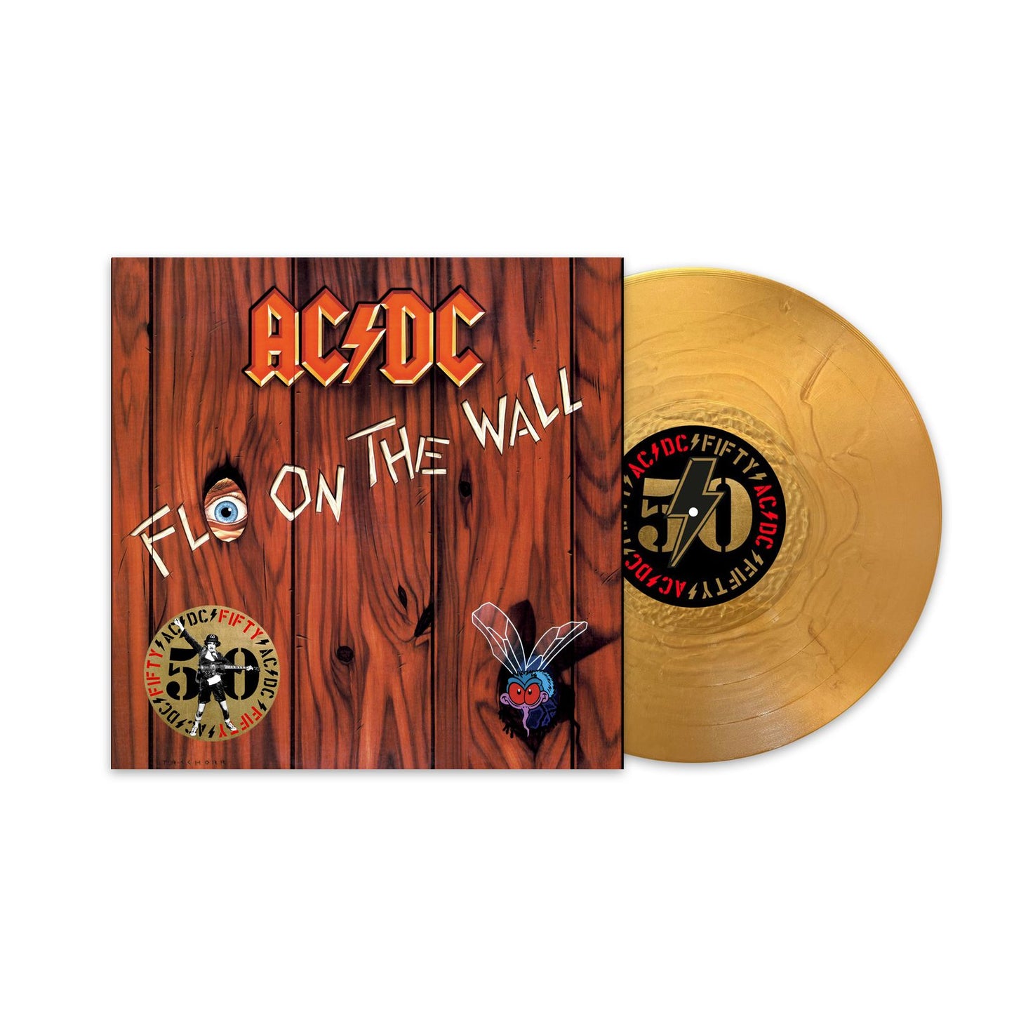 AC/DC: Fly On The Wall (50th Anniversary) (180g) (Limited Edition) (Gold Nugget Vinyl) (+ Artwork Print)