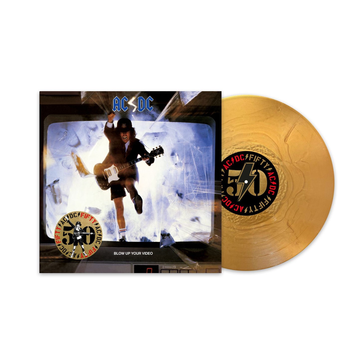 AC/DC: Blow Up Your Video (50th Anniversary) (180g) (Limitierte Auflage) (Gold Nugget Vinyl) (+ Artwork Print) 