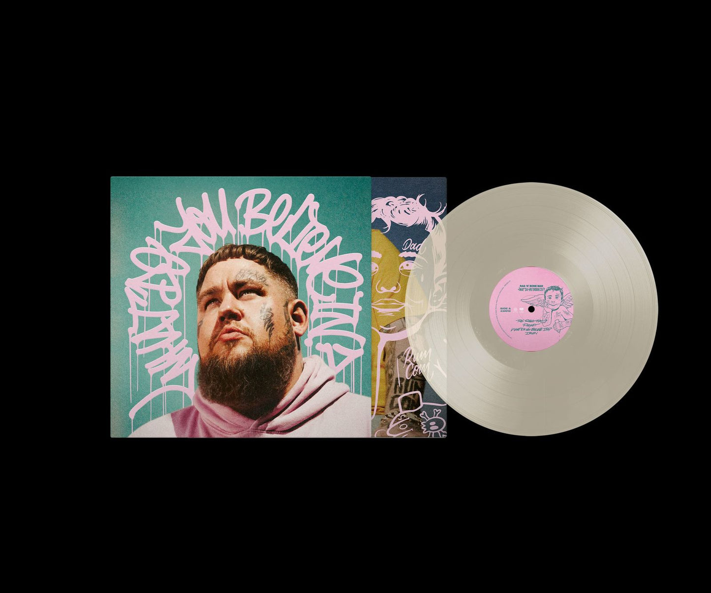 Rag'n'Bone Man : en quoi croyez-vous ? (Édition exclusive indépendante limitée) (Vinyle transparent Cool Grey)