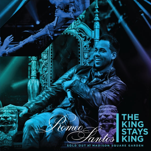 ROMEO SANTOS - King Stays King - Sold Out At Madison Square Garden (Sea Blue Vinyl) 2lp