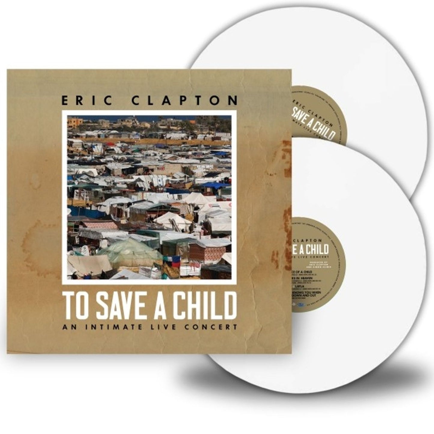 Eric Clapton : Pour sauver un enfant : un concert live intime (vinyle blanc) 2lp