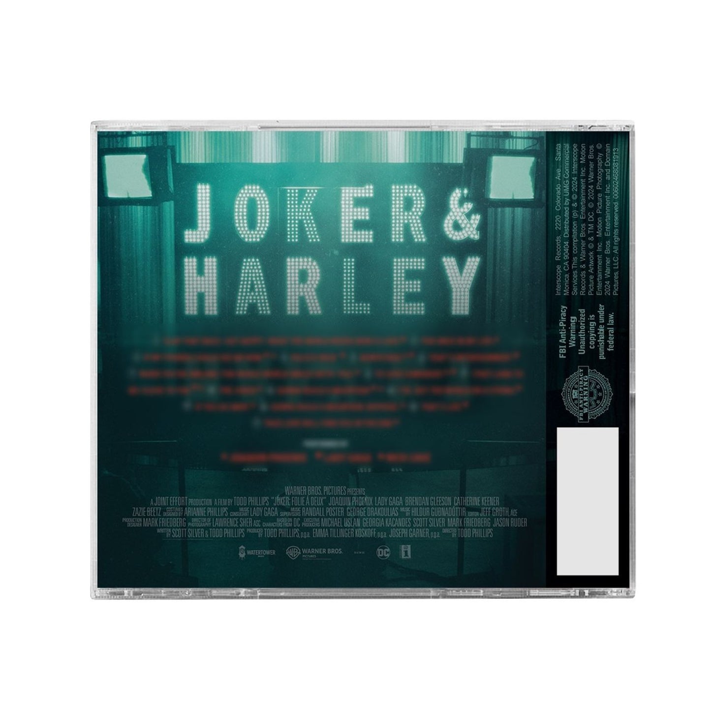 Joker: Folie à Deux (Musique du film) cd