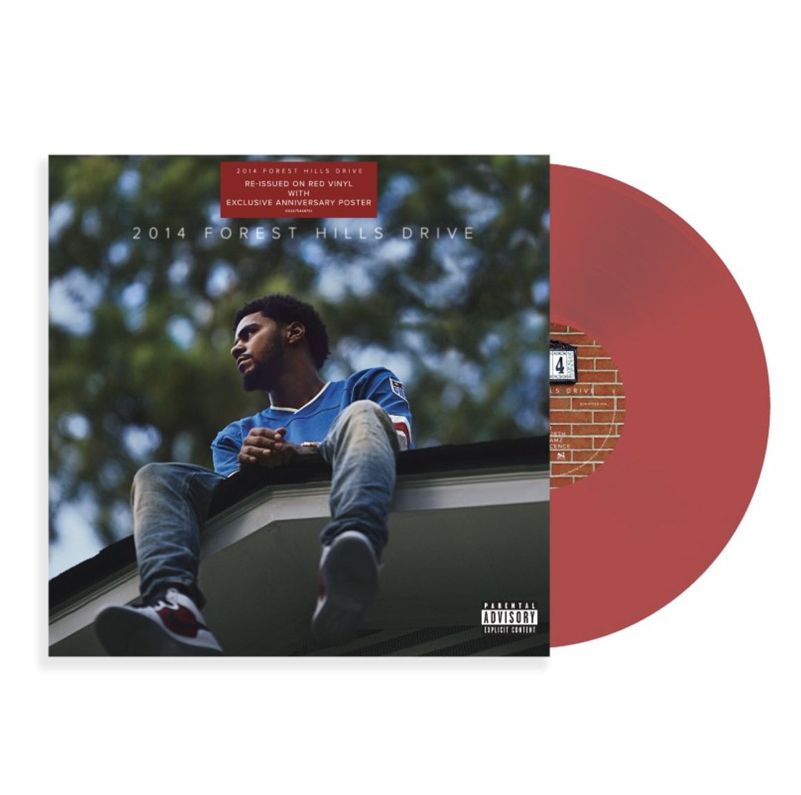 J. Cole: 2014 Forest Hills Drive (10 Year Anniversary) (Limited Exclusive Indie Edition) (Red Vinyl) (+ Poster)