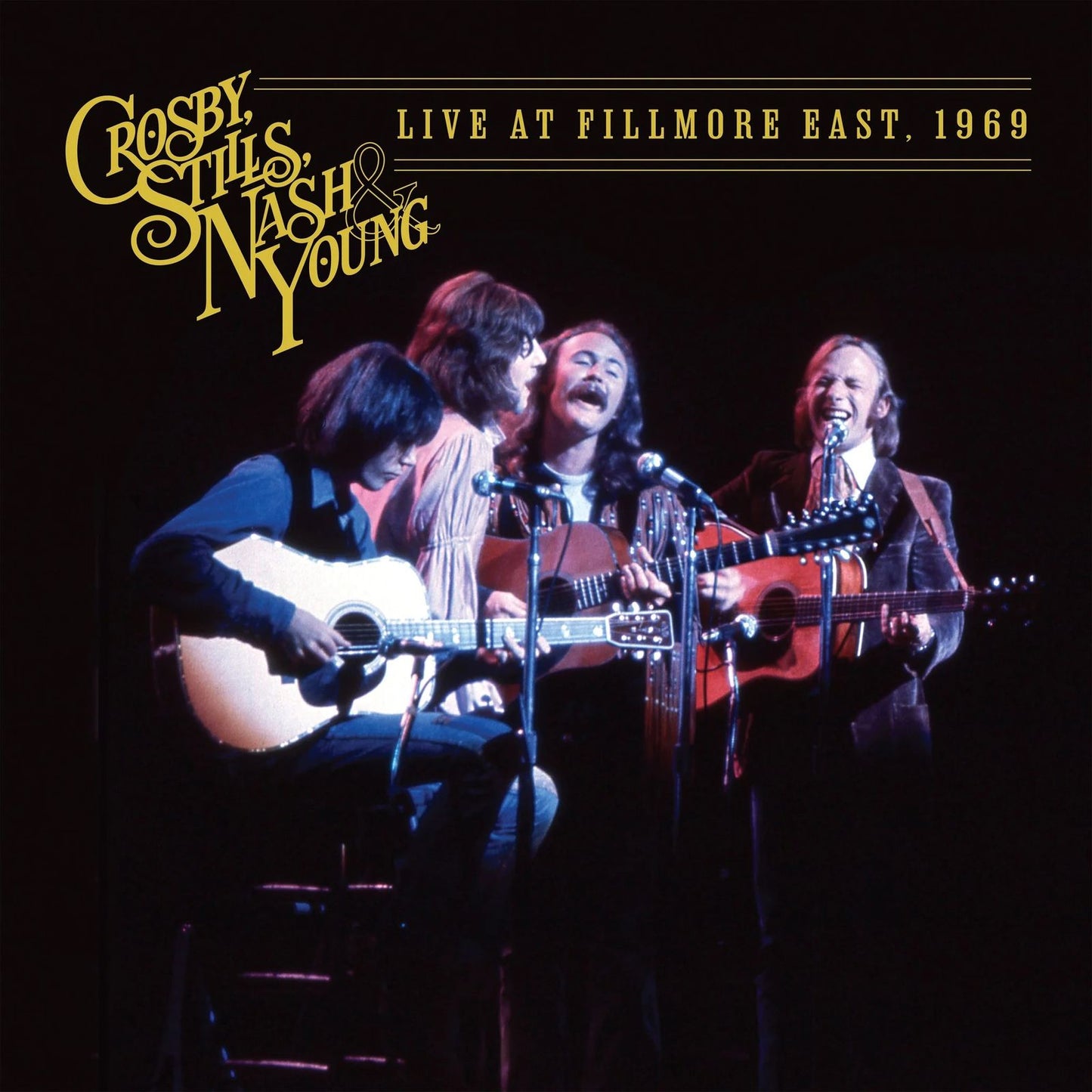 Crosby, Stills, Nash &amp; Young: Live At Fillmore East, 1969 (Schwarzes Vinyl) 2LP 