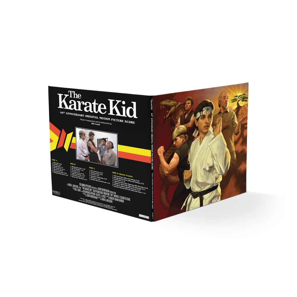 BILL CONTI - Karate Kid : Film original du 40e anniversaire - Édition Score Cloudy / Clear Vinyl