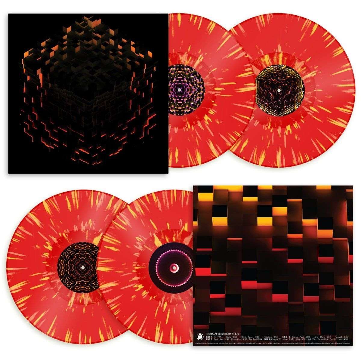 C418: Minecraft Volume Beta (Limited Edition) (Fire Splattered Vinyl) 2LP