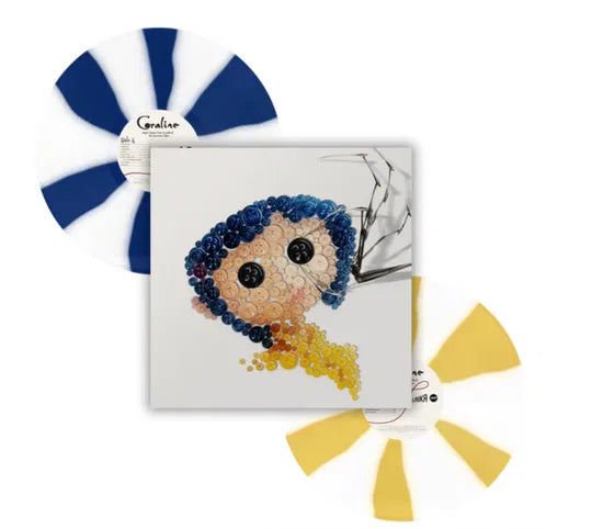 BRUNO COULAIS - Coraline (15th Anniversary Edition) Glitter Blue and Yellow Vinyl edition