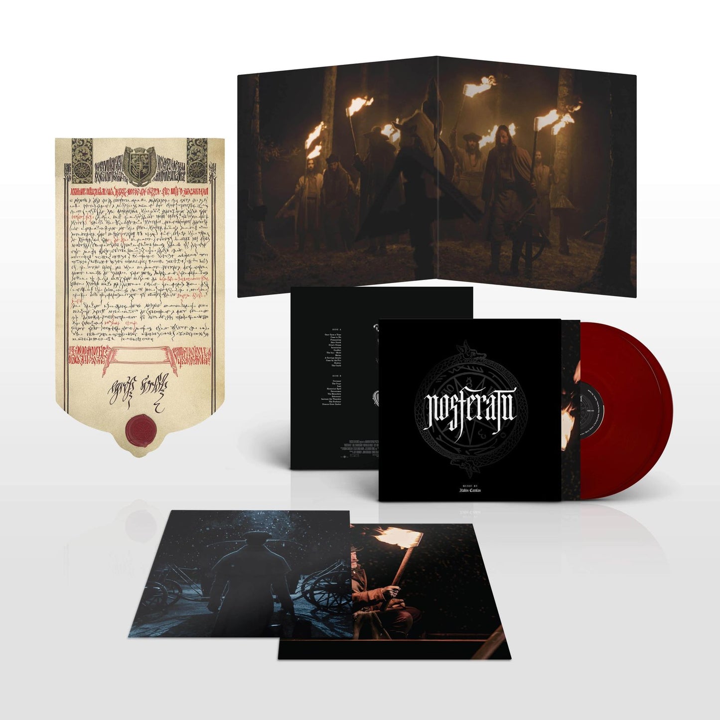 Robin Carolan : OST : Nosferatu (bande originale du film) (Oxblood Vinyl) 2LP 