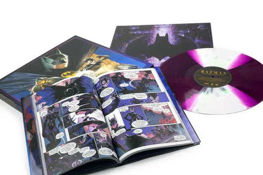 DANNY ELFMAN – Batman '89 (Original-Filmmusik-LP und Graphic Novel-Boxset), limitierte farbige Ausgabe mit „Butterfly Effect“.