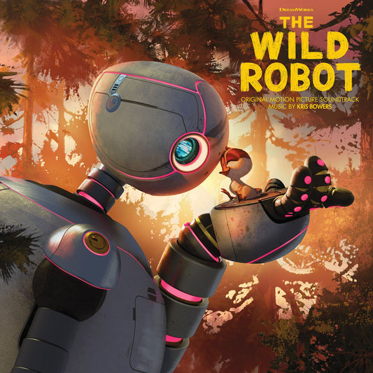 The Wild Robot (O.S.T.) (Limited Edition) (Crystal Clear w/ Blue Orb & Green, Mint, Blue & Black Splatter Vinyl)