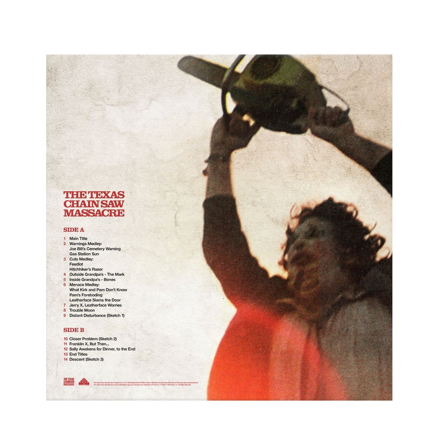 The Texas Chain Saw Massacre (180g) (Clear Blood Red Vinyl)