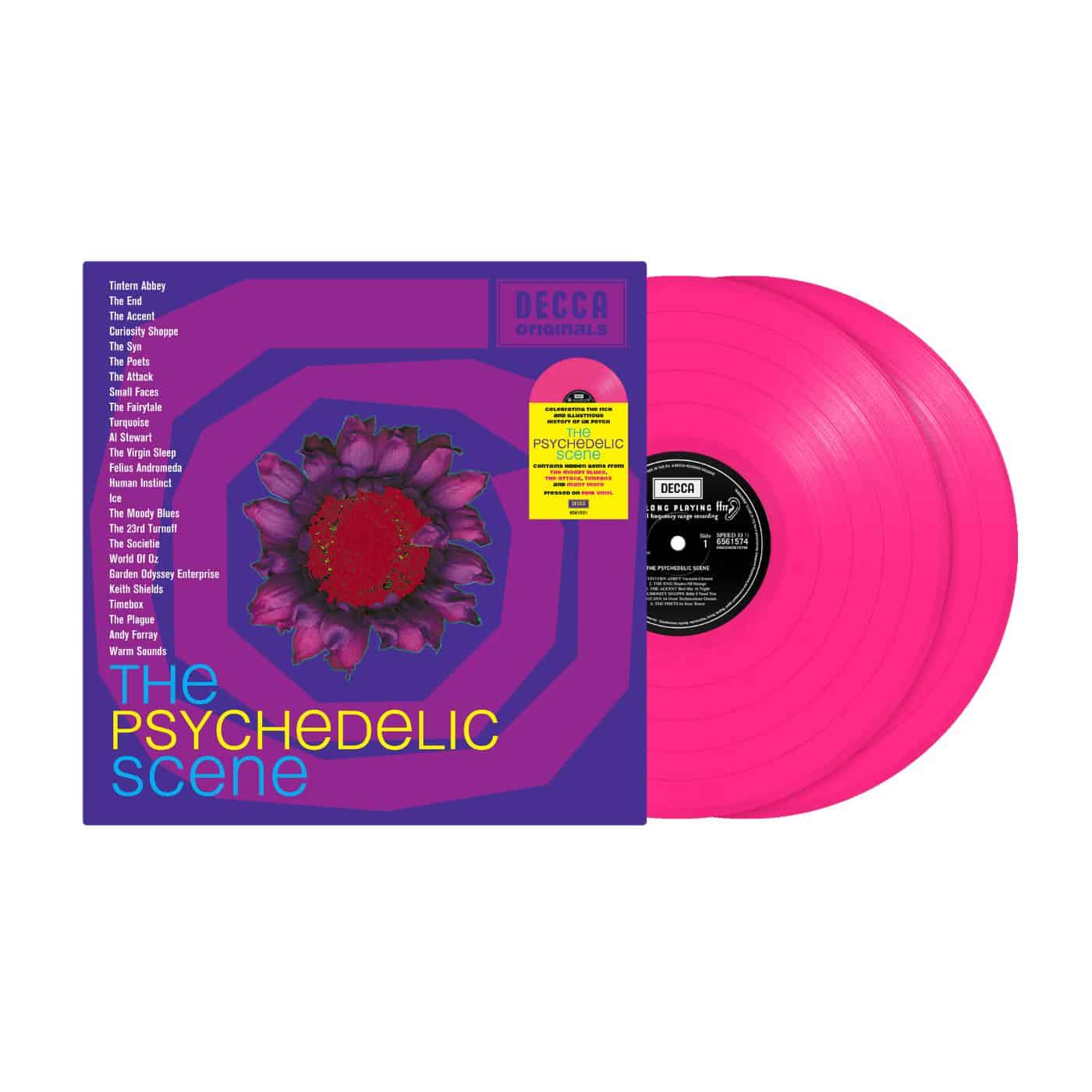 La scène psychédélique 2lp roses