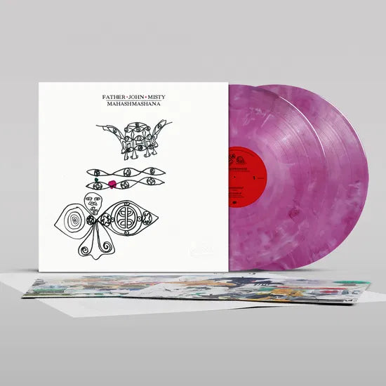 Father John Misty - Mahashmashana Limited Dark Red & Silver Marbled Vinyl edition 2lp