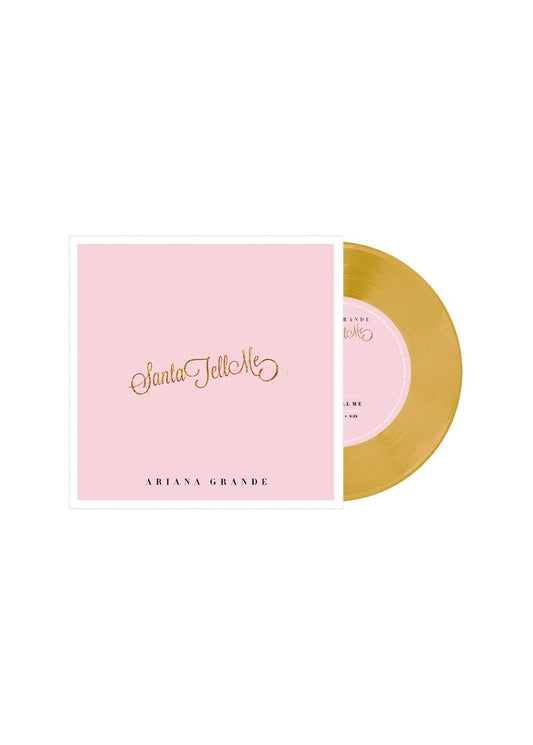 Ariana Grande - Santa Tell Me 7" gold USA IMPORT