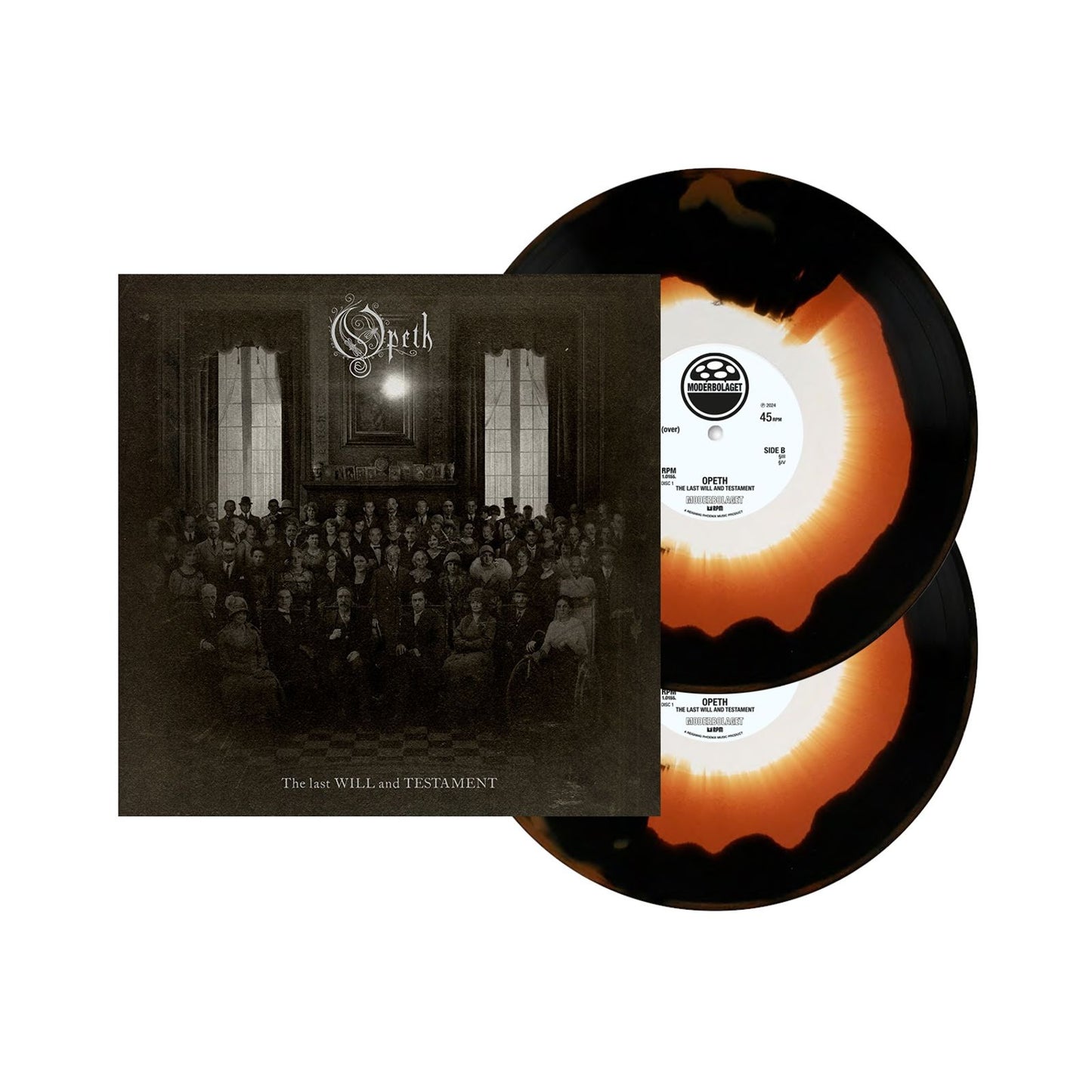 Opeth: The Last Will And Testament (180g) (édition indépendante) (vinyle tache d'encre blanc/marron/noir) (45 tr/min) 2lp