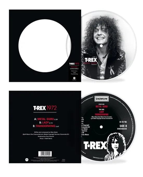 T. Rex - Metal Guru / Thunderwing / Lady lp