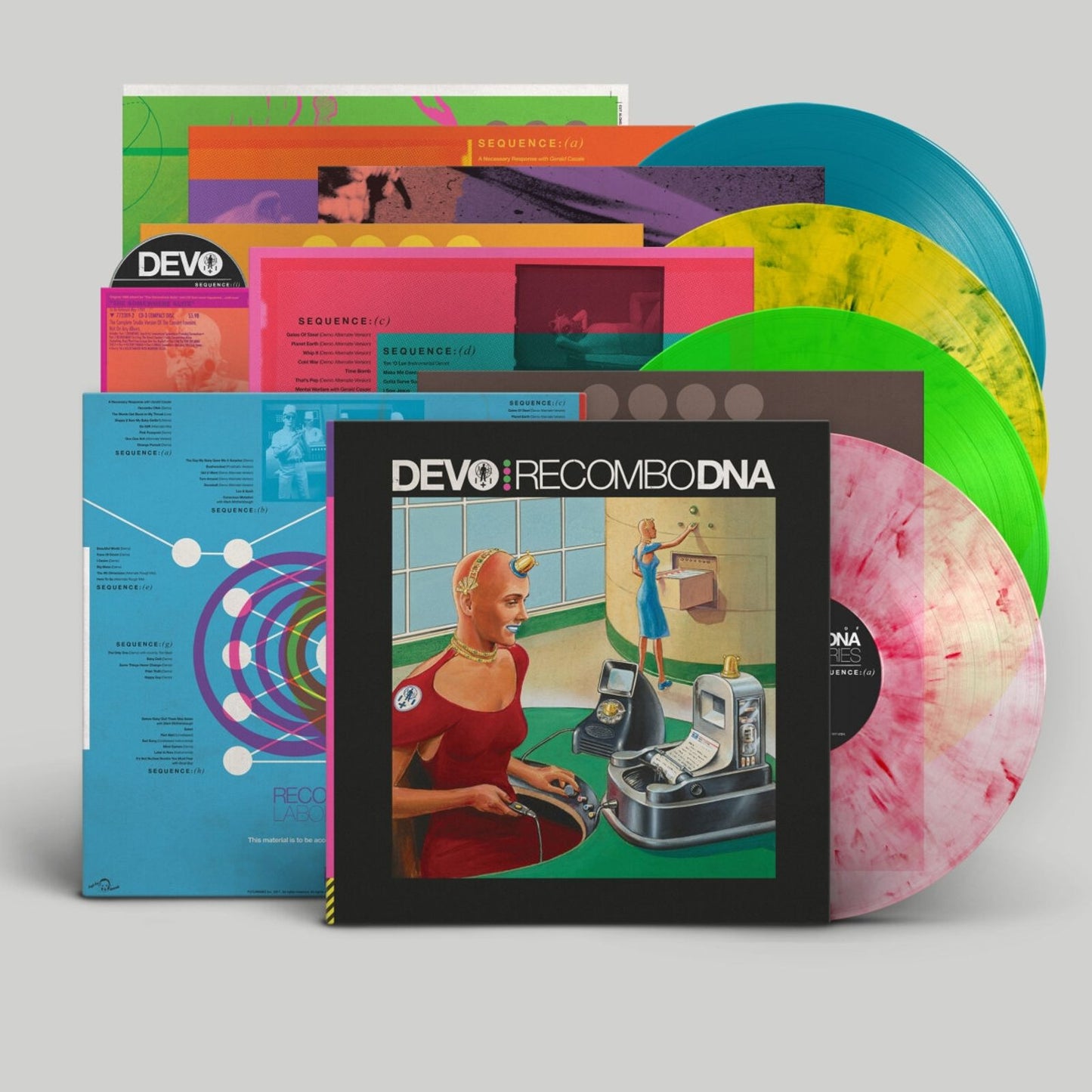 Devo: Recombo DNA (Big Mess Coloured 4LP+Mini CD+Poster) 4lp