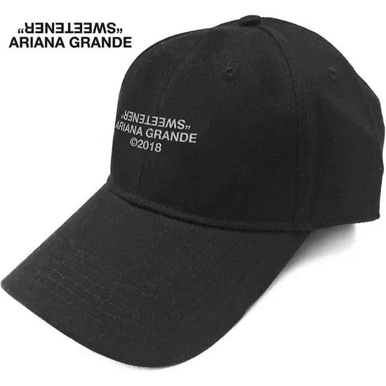 Ariana Grande Unisex Baseball Cap: Sweetener black 2 IMPORT