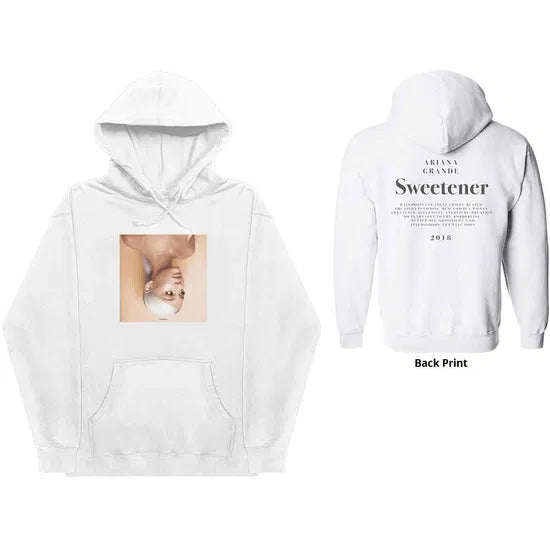 Ariana Grande – Unisex Pullover Hoodie: Sweetener (Rückendruck) IMPORT