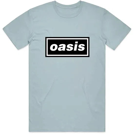 Oasis Unisex T-Shirt: Decca Logo blau