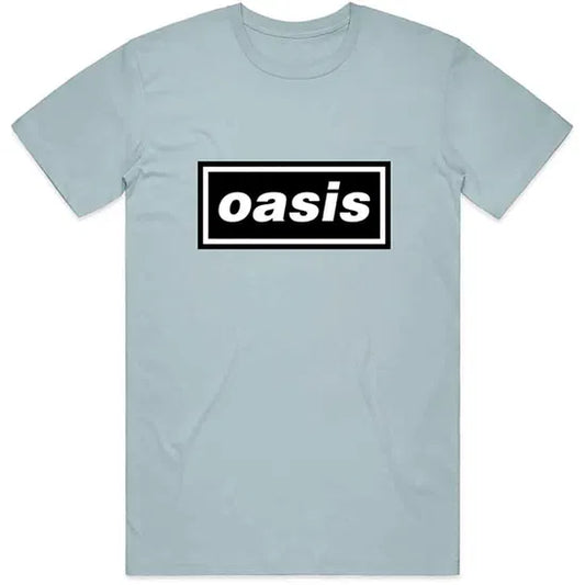 Oasis Unisex T-Shirt: Decca Logo blau