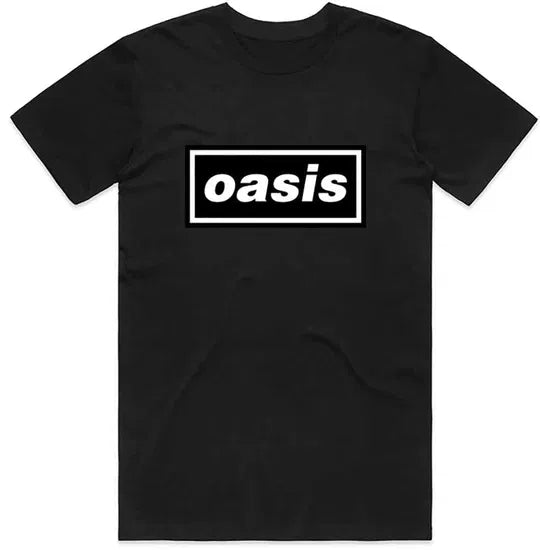 T-shirt unisexe Oasis : Decca Logo noir