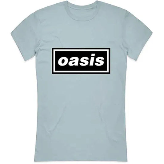 T-shirt femme Oasis : Decca Logo bleu