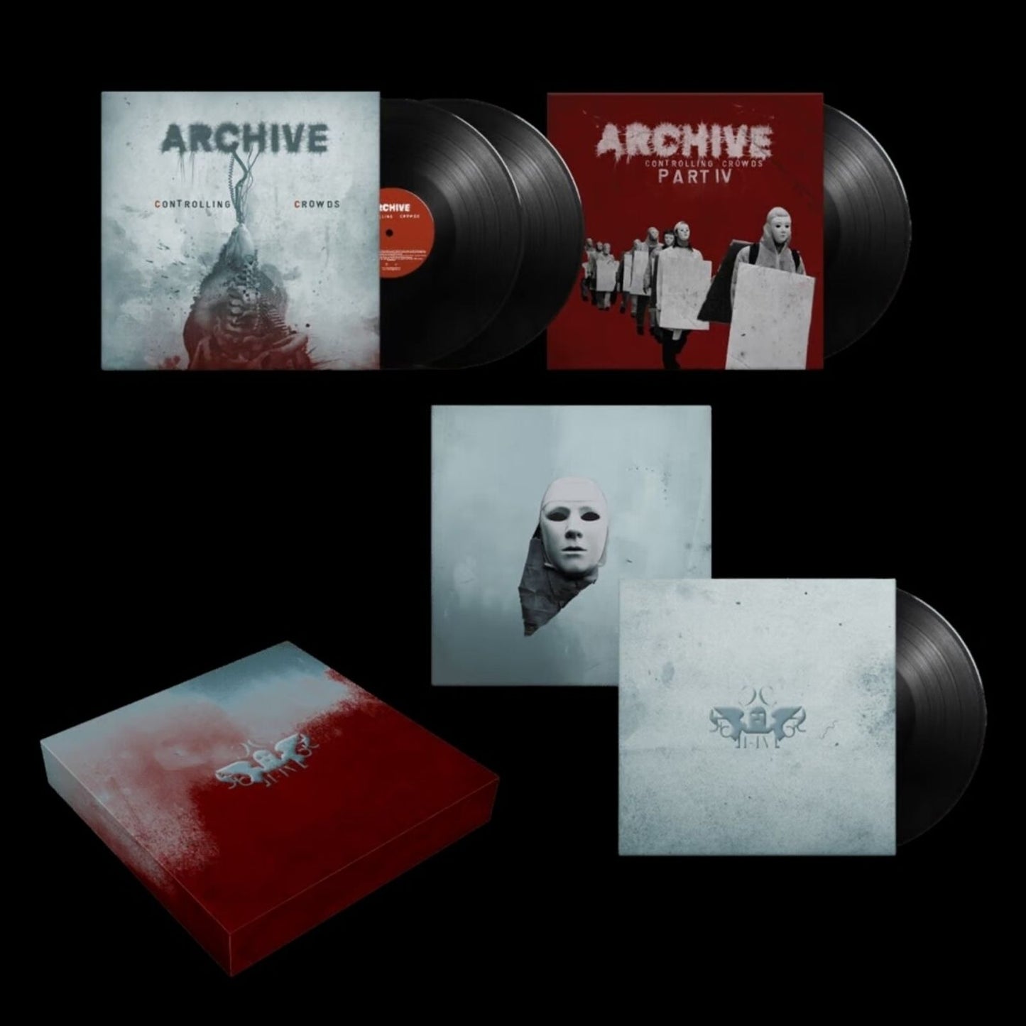 Archiv: Controlling Crowds I-IV (2024 Remaster) (Limited Deluxe Edition) 4LP 