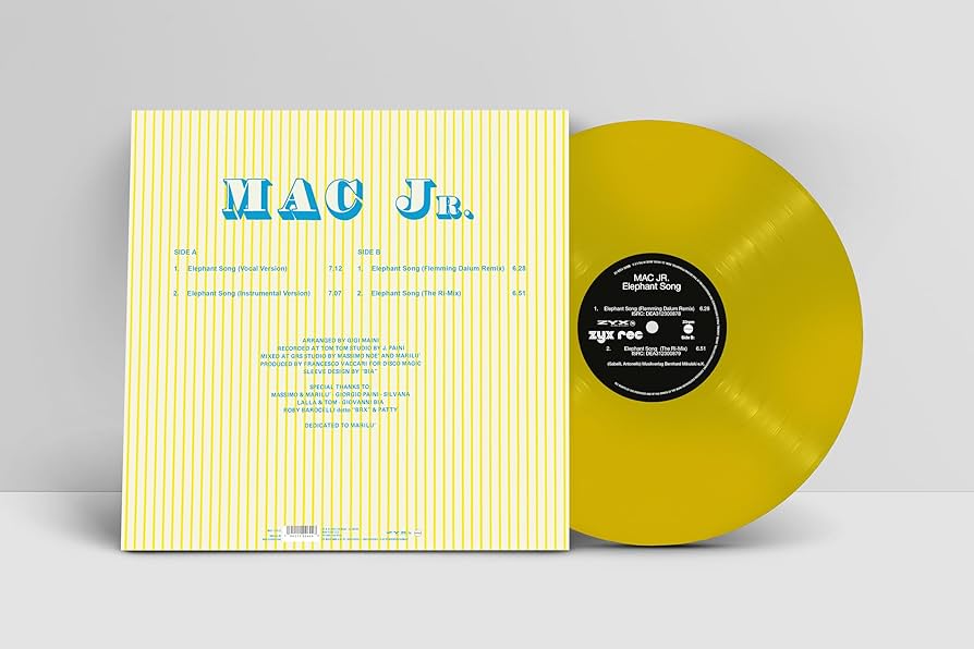 Mac Jr.: Elephant Song (Limited Edition) (Gelbe Vinyl) (33 RPM)