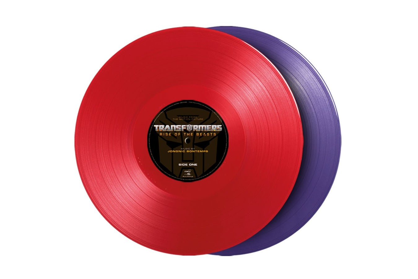 Transformers : Rise Of The Beasts (180 g) (édition étendue numérotée limitée) (Autobots Red vs. Deceptions Purple Vinyl)