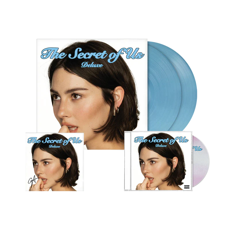 Gracie Abrams - The Secret Of Us (Deluxe Edition): Limited Transparent Blue Vinyl 2LP, CD + TARJETA FIRMADA IMPORT