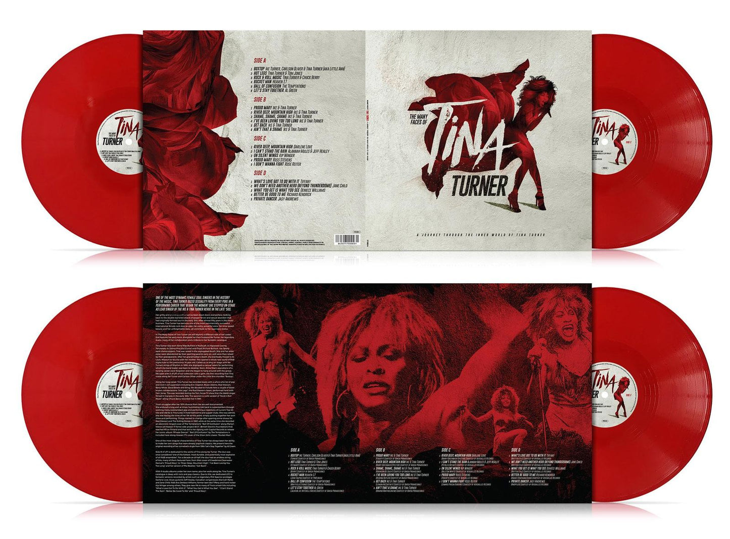 The Many Faces Of Tina Turner (Limited Edition) (Transparent Red Vinyl) 2LP