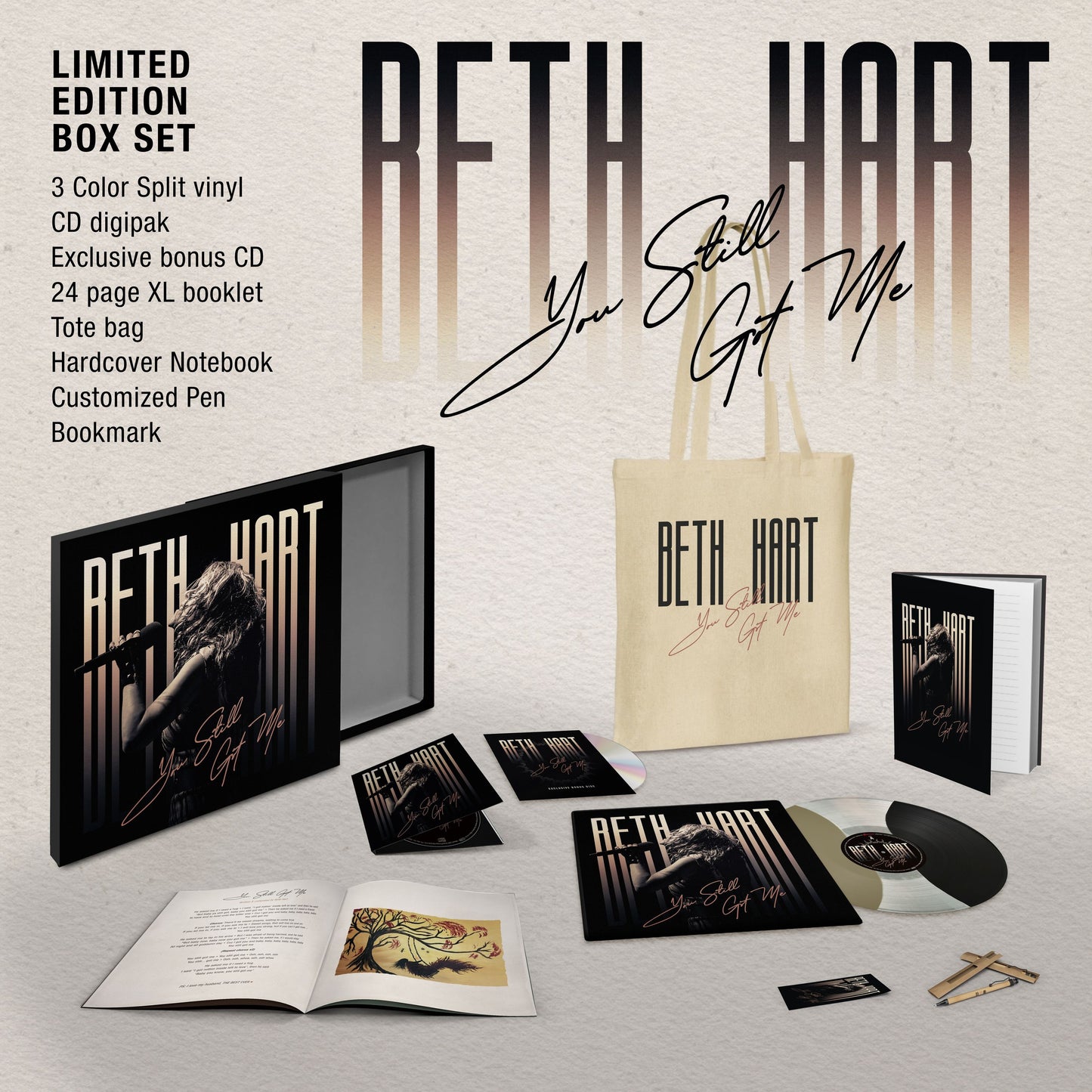 Beth Hart: You Still Got Me (140g) (Limitiertes Boxset) (3-Farben-Split-Vinyl)