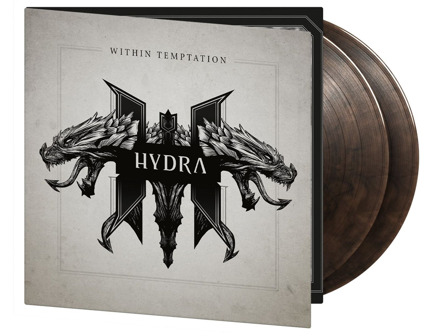 Within Temptation: Hydra (10e anniversaire) (édition étendue numérotée limitée) (vinyle marbré clair et noir) 2lp