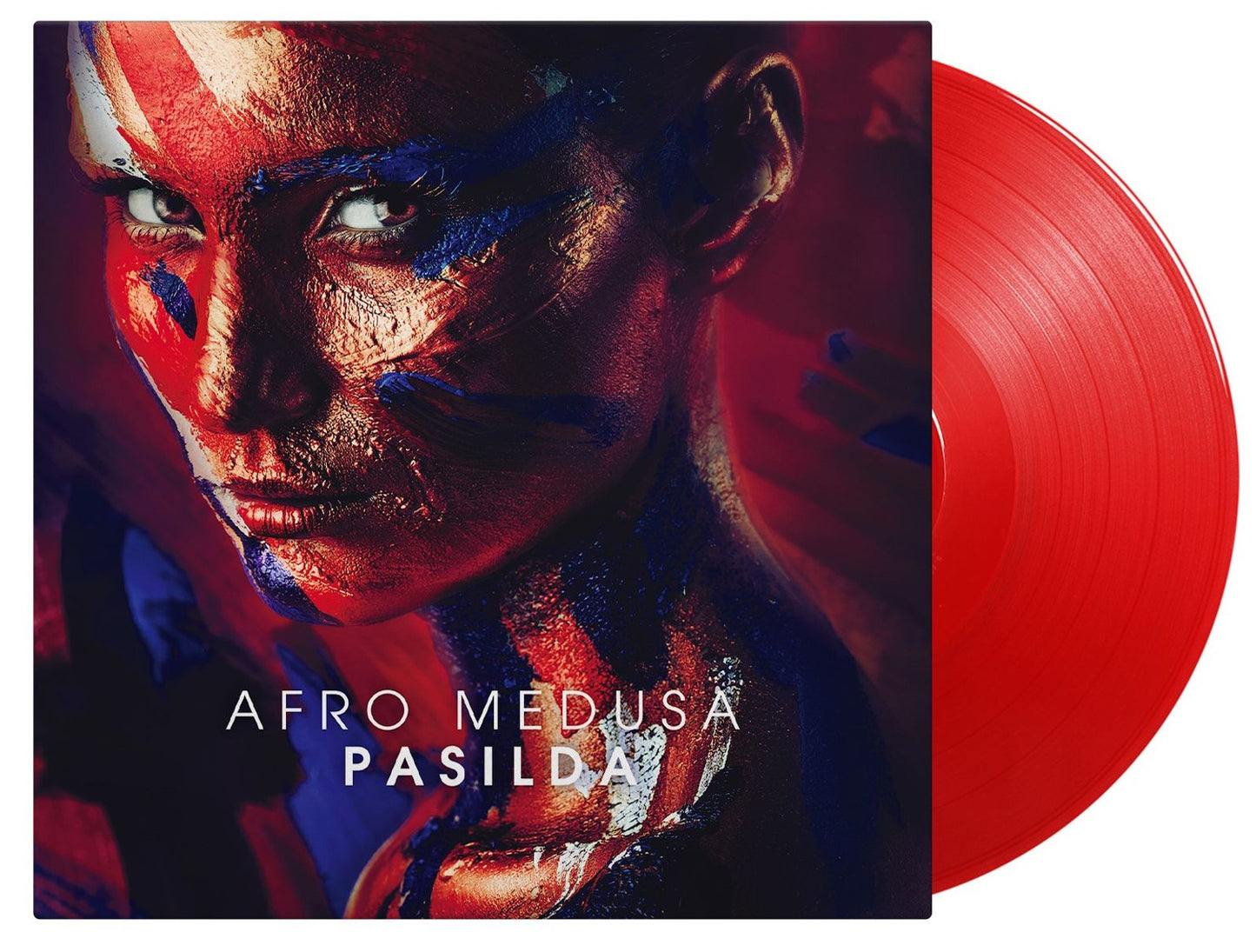 Afro Medusa : Pasilda (140g) (édition limitée) (vinyle rouge translucide)