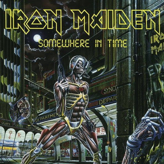 IRON MAIDEN - SOMEWHERE IN TIME lp