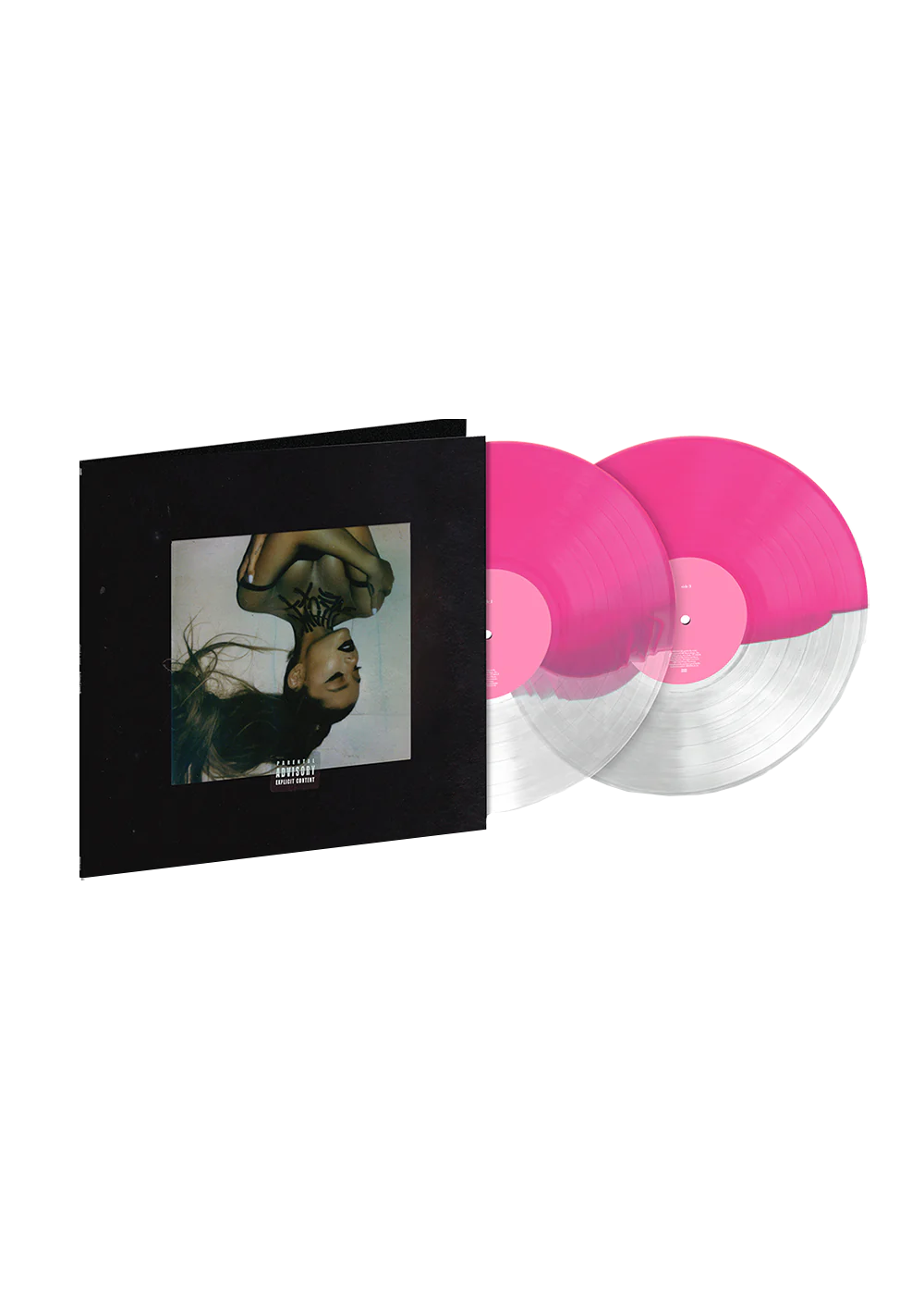 Ariana Grande - thank u, next 2lp (half clear/pink)