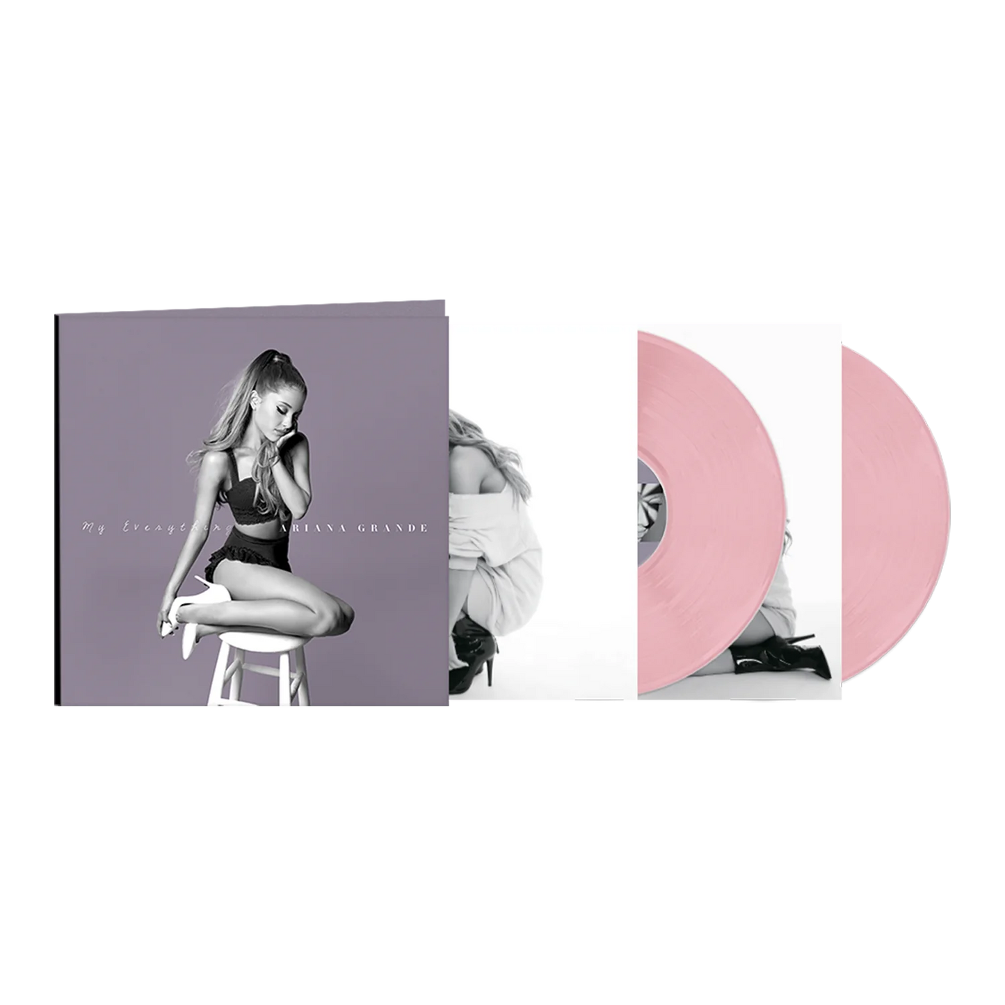 Ariana Grande - My Everything Deluxe 10e anniversaire édition vinyle rose bébé