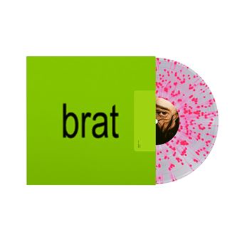 Charli XCX - Brat Splatter Pink Transparent Import