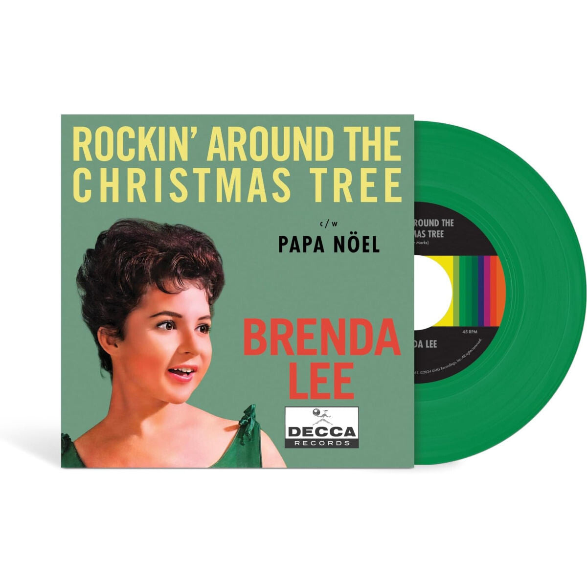 Brenda Lee - Rockin Around The Christmas Tree / Papa Nöel 7" import