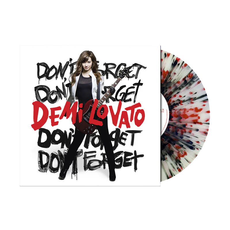 Demi Lovato - Don't Forget: Red & Black Splatter Vinyl LP import