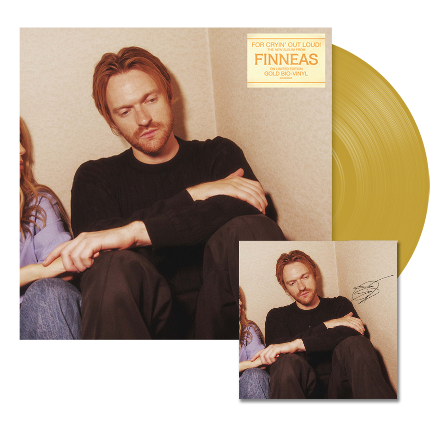 Finneas - Pour Cryin' Out Loud ! Standard Gold BioVinyl + importation Artcard signée