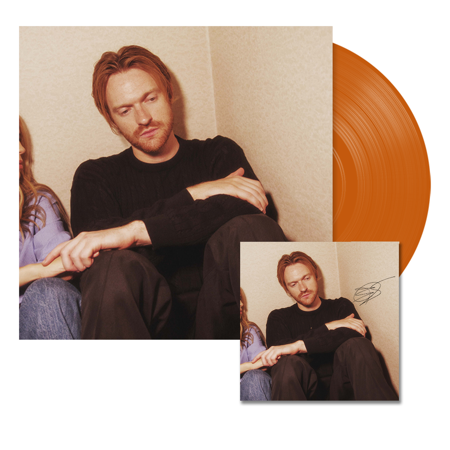 Finneas – For Cryin' Out Loud! Exklusives orangefarbenes Spritzguss-Vinyl + signierter Artcard-Import